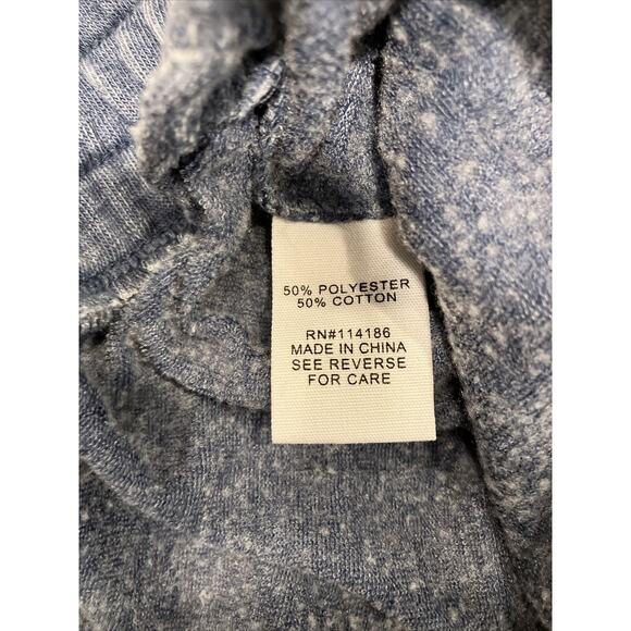 ADYSON PARKER Blue Crop Knit Jogger Pant Plus Size 3X - Picture 4 of 8